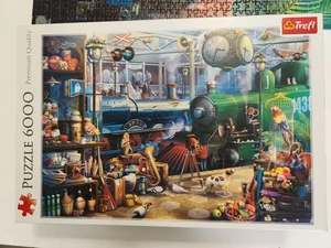 Trefl 6,000 Piece Jigsaw Puzzle - 53.5 x 37.8 Inches - TRAIN STATION - Picture 1 of 12