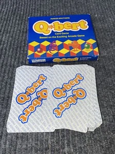 Qbert Card Game (Parker Brothers, 1983) basato solo su carte da gioco arcade senza gettone - Foto 1 di 5