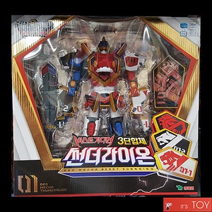 Geo Mecha Beast Guardian 01 THUNDERLION Thunder Lion Jaguar Tiger Transform Toy - Picture 1 of 9