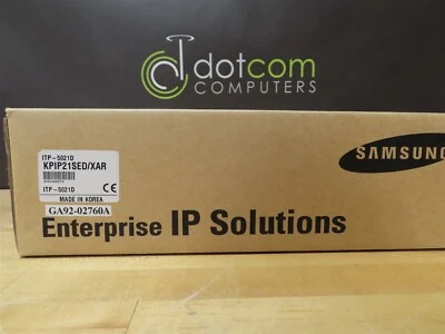 Samsung ITP-5021D Internet Phone KPIP21SED/XAR Display ITP 5021 - NEW W/ Power - Image 1 of 3