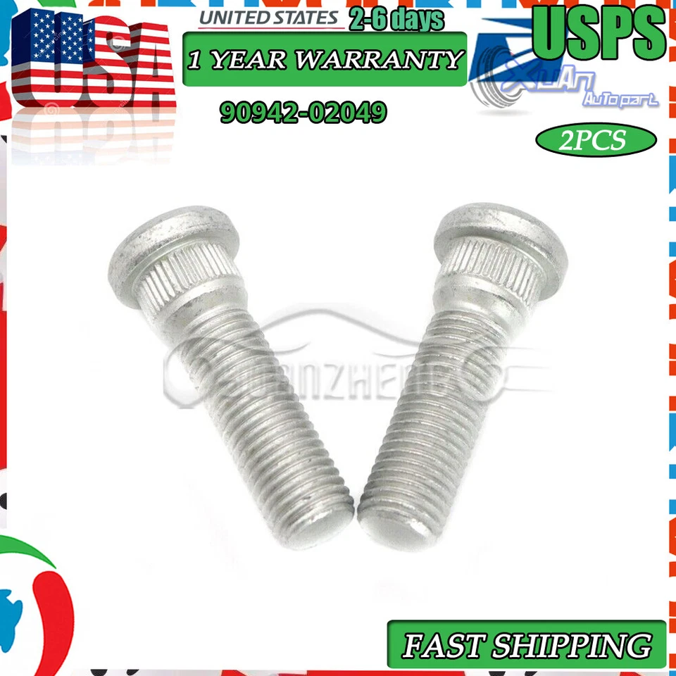 90942-02049 PARA LEXUS ES250 TOYOTA CAMRY COROLLA SCION Tornillo de cubo de rueda Foto 1 de 4