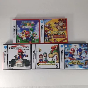LIST USED Nintendo DS Game Cases Only Cover Art Instruction Guide NO CARTRIDGES - Picture 1 of 27