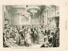 1883 - Antique Print LIVERPOOL Mayor Town Hall Fancy Dress Ball Costumes  (101)