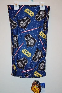 NWT ☀STAR WARS☀ Sz 4/5 DARTH VADER Pajamas Lounge Pants NEW Boys - Picture 1 of 2