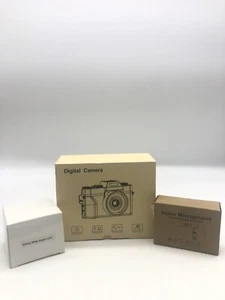 4K 56MP Digital Vlogging Camera 3.0 180 Flip Screen Essential Kit Navy - Picture 1 of 5