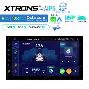 4G LTE 8-Kern 8+256GB Android 14 Autoradio 7" GPS Navi Doppel 2 DIN DSP WIFI USB - Bild 1 von 22