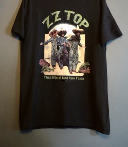 Camisa clásica unisex talla completa negra manga corta álbum ZZ Top El Loco CM146 - Imagen 1 de 2