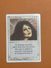 Magic the Gathering MTG REVERSE DAMAGE Revised Single Card Rare NM/MN UNPLAYED