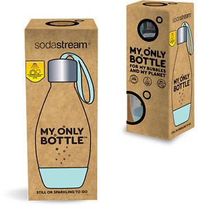 SodaStream 0.5 Liter My Only Bottle Icy Blue Dishwasher safe with Leash BPA free