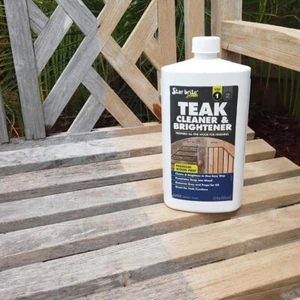 32 Oz. Teak Cleaner and Brightener for Fine Wood - Wood Restoration Solution - Picture 1 of 4