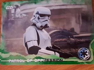 2016 Topps Star Wars Rogue One Serie 1 #56 Patrulla de la Opresión Verde - Imagen 1 de 1