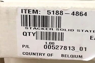 HP Indigo 3000/5000/5500 parts - 5188-4864 Stacker solid state  - Image 1 of 1