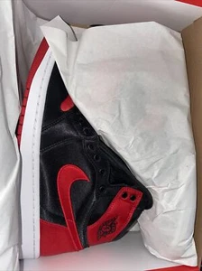 Air Jordan 1 Rasse Satin 11,5 W 10 M Neu OG ALL X SNKRS - Bild 1 von 4