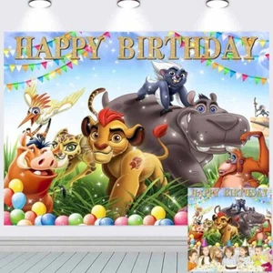 Lion Guard Party Supplies Backdrop Banner Poster Vinyl 7x5ft - Picture 1 of 7