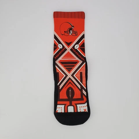 Cleveland Browns NFL Team Colors Men's Small/Medium Rock 'em Crew Socks Cover