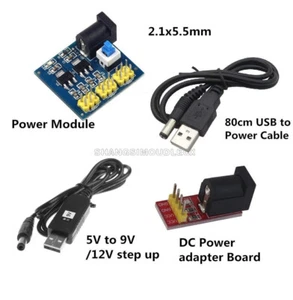 Convertidor de módulo escalonado USB DC 5V a DC 9V/12V 2,1x5,5 mm conector macho Plus F - Imagen 1 de 19
