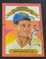 1990 Donruss Diamond Kings KEN GRIFFEY JR Baseball Card #4 MARINERS