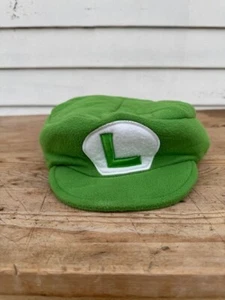 Super Mario Bros Nintendo Halloween Costume Free Luigi Fleece Hat - Picture 1 of 4