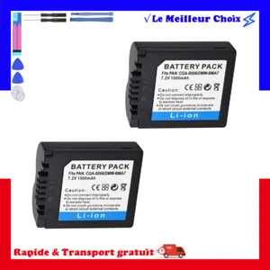 2x Batterie CGA-S006 pour Panasonic Lumix DMC-FZ7 FZ8 FZ18 FZ28 FZ30 FZ35 FZ38 - Bild 1 von 6