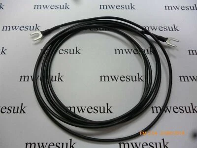 1.0 metre 1M Turntable Record Deck Hi-Fi Earth Lead Ground Wire Cable STOP HUM - Image 1 of 2