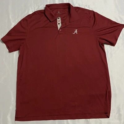 Alabama Crimson Tide Performance Polo Mens XL LevelWear Stretch Short Sleeve - Image 1 of 4