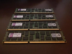 Kingston 4 x 8 Go = 32 Go de RAM DDR3 ECC enregistrée Reg - Photo 1/2