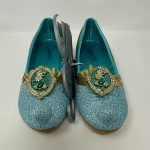 Disney Store Princess Jasmine Costume Shoes Girls Size US 13 / 1 Aladdin - Picture 1 of 9