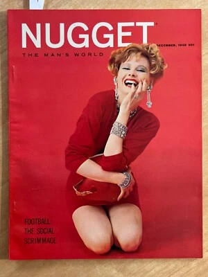 NUGGET Man's World Magazine December 1958 Vol. 3 #4 PINUP HIGH GRADE! FILE COPY - Image 1 of 4