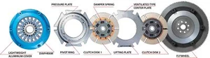 CUSCO TWIN METAL PLATE CLUTCH FOR EVO 5 CP9A (4G63)560 022 TP - Bild 1 von 1