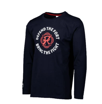 New England Revolution Mens Long Sleeve Heavy Tee  - Navy -XL - Image 1 of 2