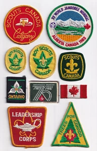 10 Boy Scout Of Canada Patches - XV World Jamboree, Leadership Corps - Picture 1 of 6