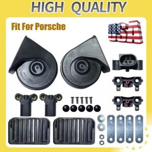 1 Set Car Horn fit for Cayman Macan 911 Cayenne Panamera Carrera Taycan - Bild 1 von 5