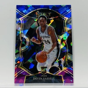 2020-21 Panini NBA Select Concourse Blue White Purple RC Devin Vassell Spurs - Picture 1 of 2