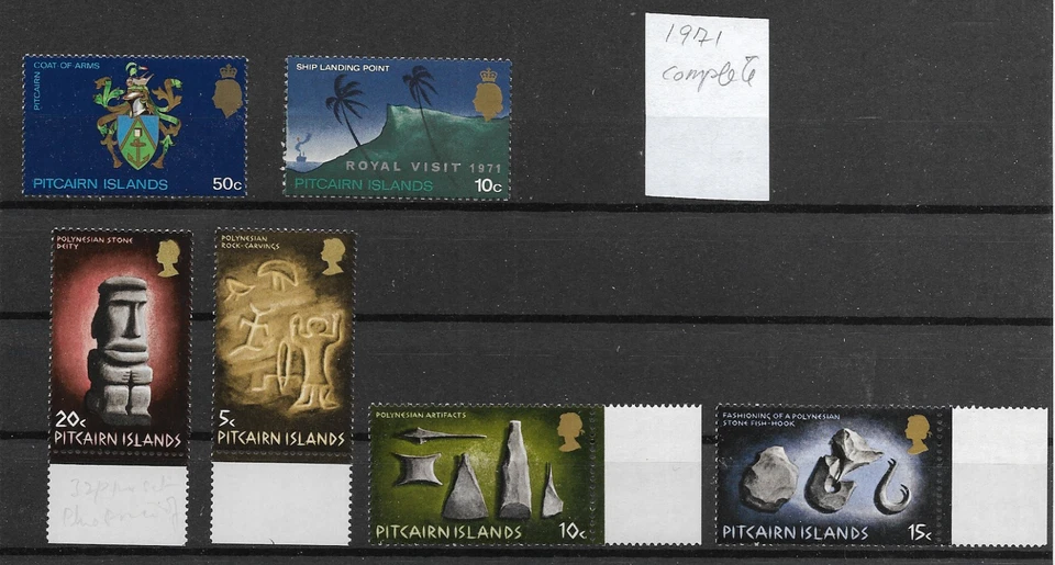 Pitcairn Islands @ YEAR 1971 Complete  MNH  NICE PRICED @Aus.398 - Image 1 of 1