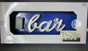 Nuevo letrero de carpa BAR de metal luces blancas cálidas funcionamiento inalámbrico con batería - Imagen 1 de 4