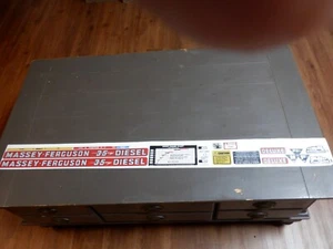 MASSEY FERGUSON 35 DIESEL OR DIESEL DELUXE DECALS. COMPLETE SET. VIINYL C-DETAIL - Picture 1 of 4