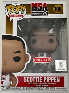 Funko Pop USA Basketball Scottie Pippen Vinyl Figure #109 Target Exclusive - Picture 1 of 2