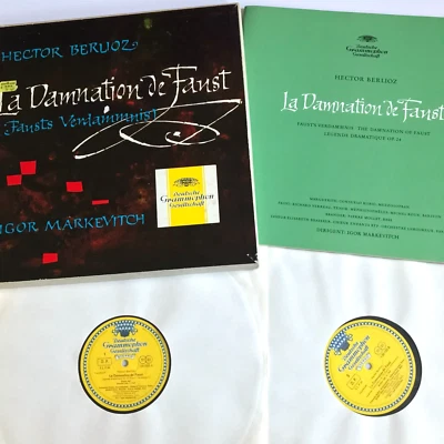 Berlioz - La Damnation De Faust Markevitch 2LP DGG BOX SET 138 099/100 SLPM *WR - Image 1 of 4