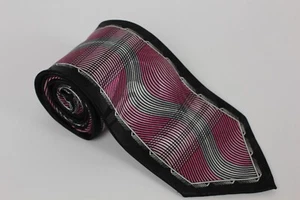 Mens Vintage Clericci 80s Tie Flamboyant Vibrant Article TV Film Costume - Picture 1 of 6