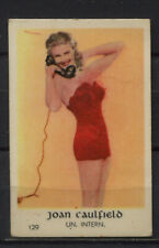 Joan Caulfield Vintage Dutch Movie Film Star Trading Card 129