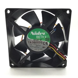 Nidec Beta V TA 350DC Computer Fan Model M35105-57 12V DC 1.8 Amp 3 Pin - Picture 1 of 9