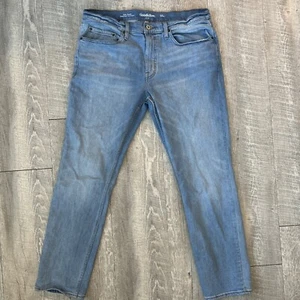 Goodfellow Jeans Men's 38x32 Light Wash Blue Slim Fit Stretch Modern Denim Pants - Picture 1 of 8