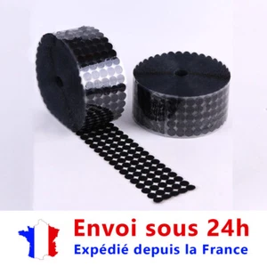 10 Pastille Adhésive Scratch Autocollant Bande Agrippante Grip Adhésif NOIR - Foto 1 di 3
