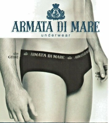 Slip uomo Armata di Mare GT102 cotone elasticizzato 6 pezzi