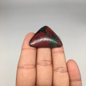 14.7g, 1"x1.5"x9mm Sonora Sunset Chrysocolla Cuprite Cabochon @Mexico,SC376 - Picture 1 of 8