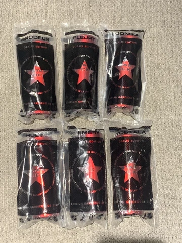 2007-08 MCDONALD”S STAR STICKS LOT OF BRODEUR FLEURY LUONGO HUET 4 SEALED IN BAG Cover