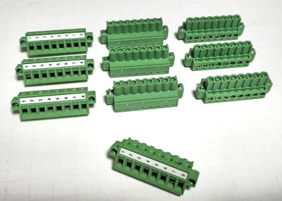 Phoenix Contact MSTBT 2.5-5.08 8-Pin Terminal Block Plug Connector - New 10 Pack - Image 1 of 2