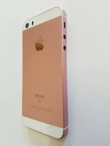Rose Gold Frame Back Cover Main Camera Housing Power Button For Apple iPhone SE - Picture 1 of 6