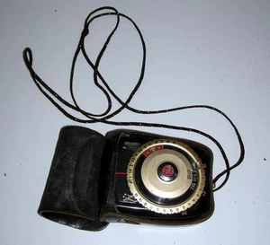 Vintage GE light meter w/ black leather case - Picture 1 of 1