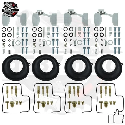 4x Carburetor Repair Kit For Honda V45 MAGNA 700 VF750S VF750F DIAPHRAGM FLOAT Foto 1 de 4